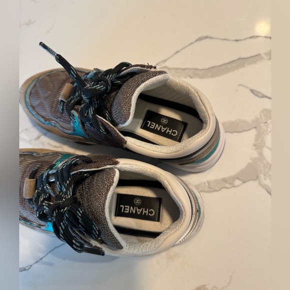 Authentic Chanel Reflective Runner Sneakers - Picture 4 of 10